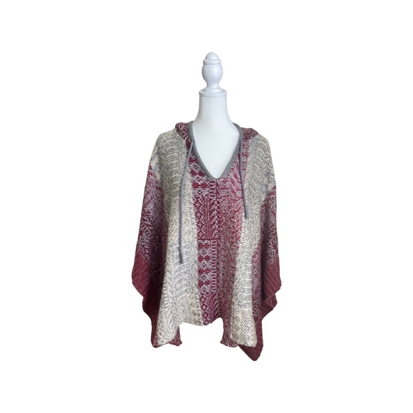 Vintage Havana hooded poncho sweater Medium - Picture 10 of 11